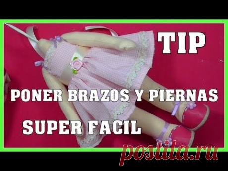 TIP PONER BRAZOS Y PIERNAS DE MUÑECAS SUPER RAPIDO video-410