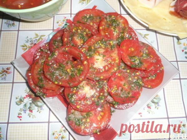 Маринованные помидоры за 30 мин - Простые рецепты Овкусе.ру