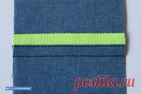 Кант из репсовой ленты — Сделай сам, идеи для творчества - DIY Ideas