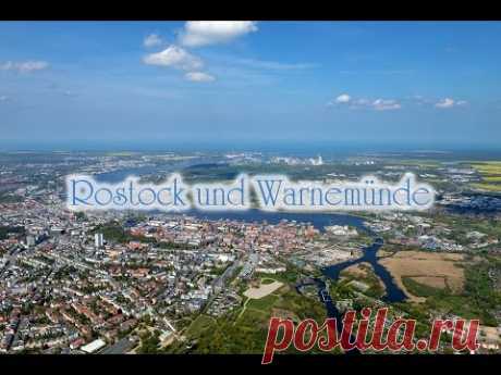 Rostock Warnemünde faszinierend aus der Luft fotografiert.