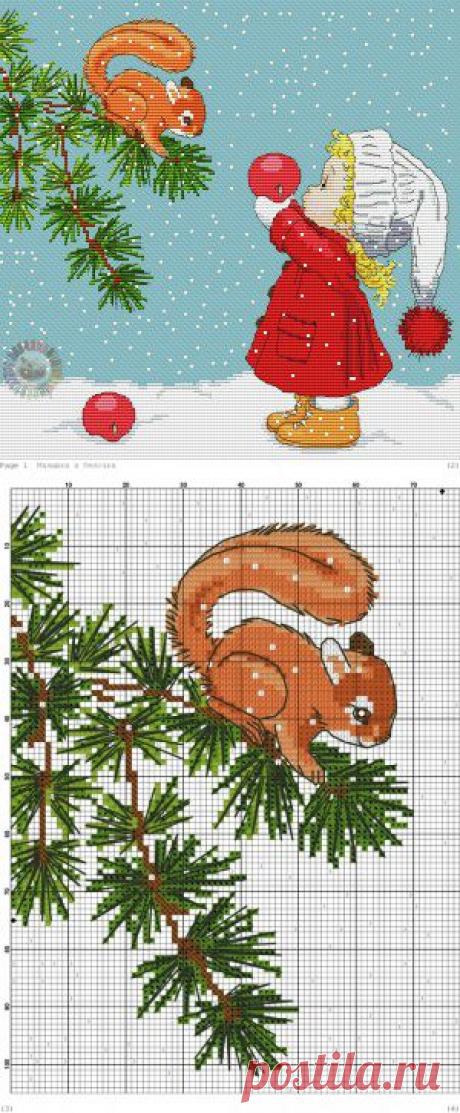 Зимняя вышивка схемы. Зимняя вышивка для детей. | Все о рукоделии: схемы, мастер классы, идеи на сайте labhousehold.com