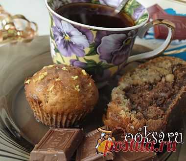 Шоколадно-банановый кекс с орехами рецепт с фото