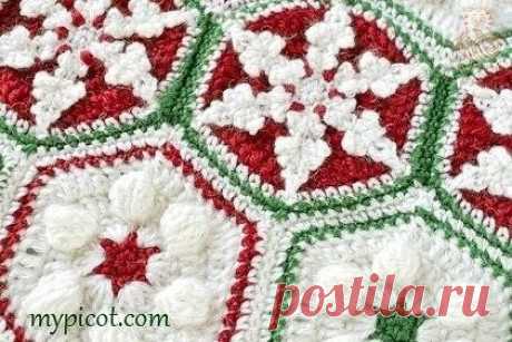 Чарующе красивый узор Чарующе красивый узорЧарующе красивый узор в копилку мастерицы как раз к грядущим новогодним праздникам.