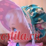 Мастер-класс. Шляпка-капор для куклы Baby Face Galoob - Бэйбики Шляпка-капор для Galoob baby face — одна из наиболее простых в изготовлении, на мой взгляд. Я первый раз делаю МК