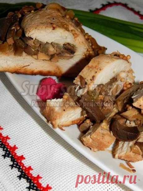 Куриное филе с грибами в мультиварке. Рецепт с пошаговыми фото