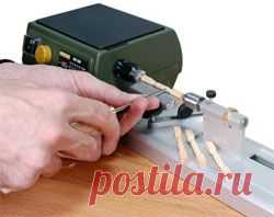 Токарный станок из дрели