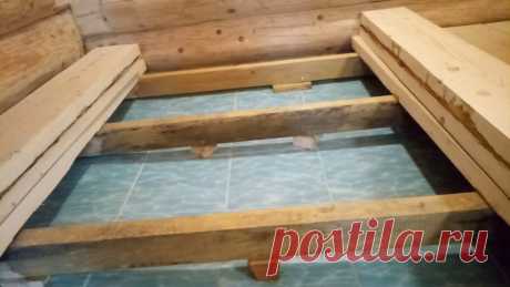 Пол в бане своими руками: выбор материала, пошаговое руководство выполнения работ Пол в бане: самостоятельное строительство. Виды полов для банных помещений — бетонные, деревянные протекающие и не протекающие.Технология создания бетонного пола. Устройство протекающих полов из дерева. Как сделать в бане не протекающий пол.