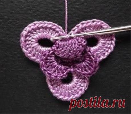Crochet Bulk Flower Free Pattern