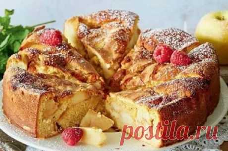 "Классический рецепт шарлотки с яблоками в духовке" Простой и вкусный яблочны...