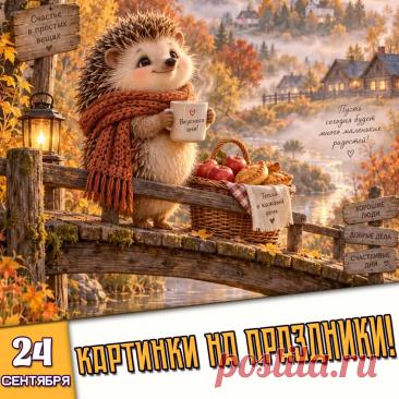 🎉 Праздники которые отмечают в России и мире 24 Сентября 2026 года (24.09.26 четверг)

✅ Всемирный день моря (последний четверг сентября)
✅ День государственного герба и флага Республики Крым
✅ Федорины вечёрки (день памяти Феодоры Александрийской)
✅ Международный день караванщика
✅ День незапланированных безумств
✅ Последний четверг сентября