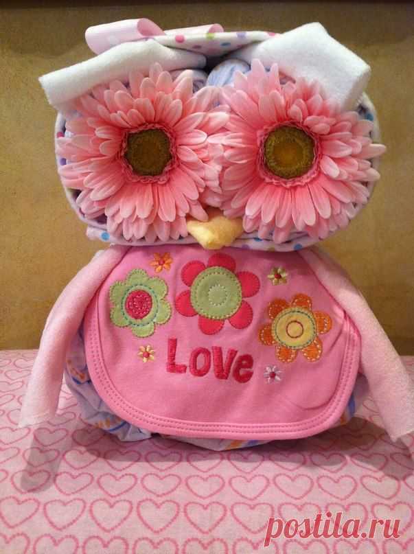 Сова из пеленок