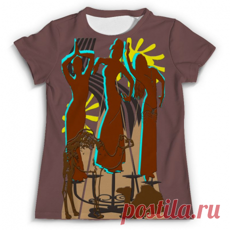 Футболка с полной запечаткой &quot;Восточные танцовщицы.&quot; от Printissimo - Printio