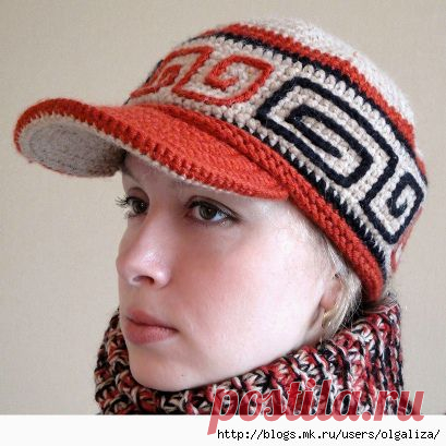 Вязаные бейсболки.