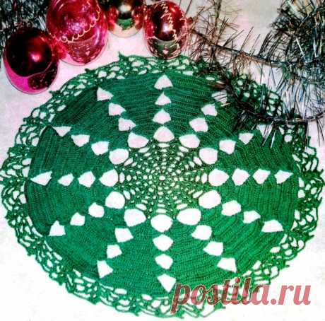 Салфетки крючком схемы с описанием и видео МК: 32 варианта