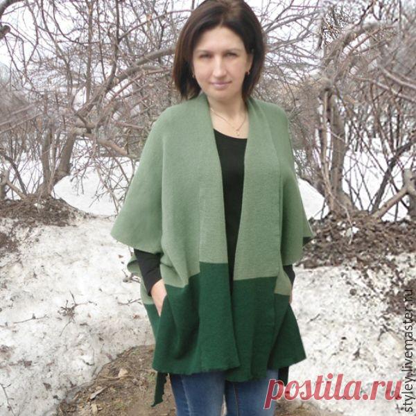 Мастер-класс по вязанию кардигана-накидки на машинке | Журнал Ярмарки Мастеров Мастер-класс по вязанию кардигана-накидки на машинке – бесплатный мастер-класс по теме: Машинное вязание ✓Своими руками ✓Пошагово ✓С фото