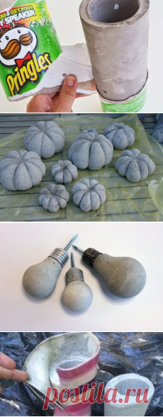 Creativos y Sencillos Moldes para Usar en tus Proyectos en Cemento (Jardín)