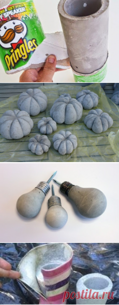 Creativos y Sencillos Moldes para Usar en tus Proyectos en Cemento (Jardín)