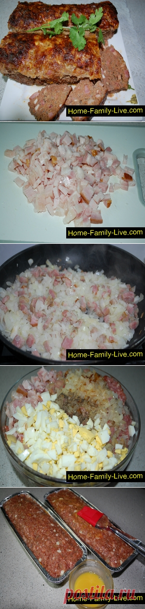 Мясной хлеб/Сайт с пошаговыми рецептами с фото для тех кто любит готовить