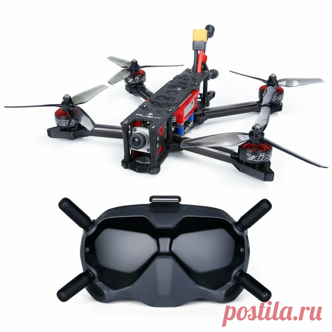 Iflight x jointly-designed titan dc5 6s w/ dji air unit bnf build-in dji receiver fpv hd goggle v2 fpv racing rc drone Sale - Banggood.com