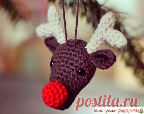 Игрушки на елку крючком - Вязание - Страна Мам