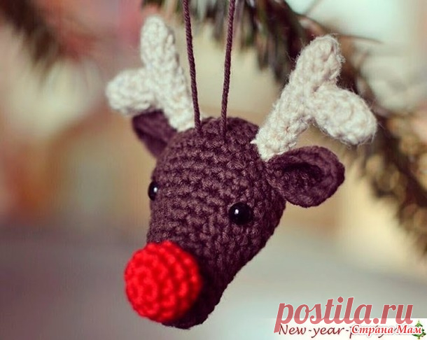 Игрушки на елку крючком - Вязание - Страна Мам