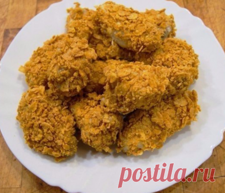 Крылышки а-ля KFC: Все соседи сбегутся на аромат