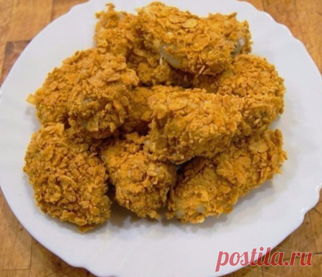 Крылышки а-ля KFC: Все соседи сбегутся на аромат