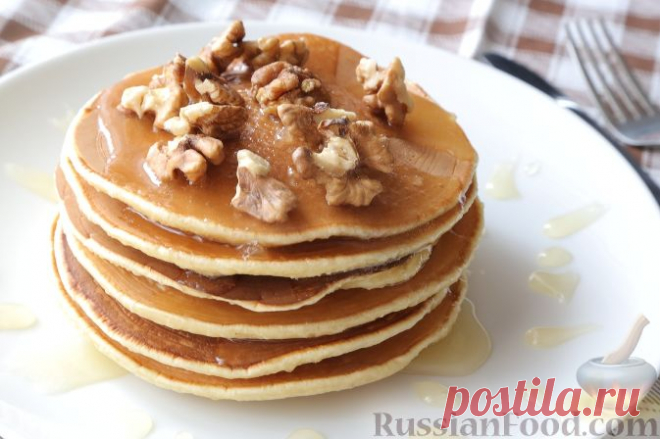 Рецепт: Панкейки (американские блинчики) на RussianFood.com