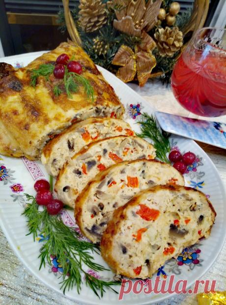Галантин из курицы на праздничный Новогодний стол - рецепт автора Ирина Семененко