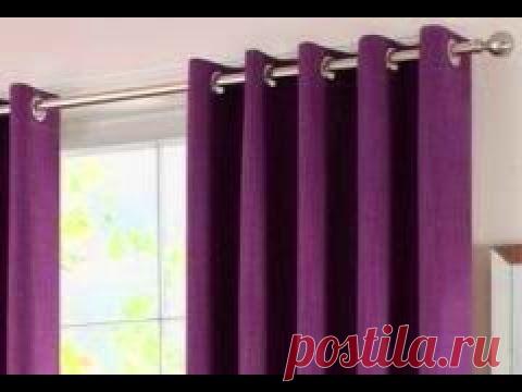 СВОИМИ РУКАМИ Шторы на люверсах  curtains on rings Eyelets