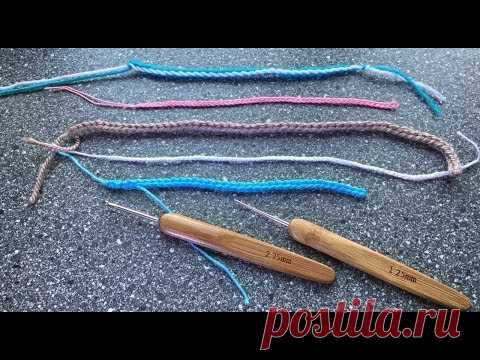 Вяжем шнур крючком. Самые простые способы вязания шнура