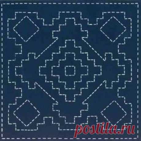Схемы сашико, хороши для подушек