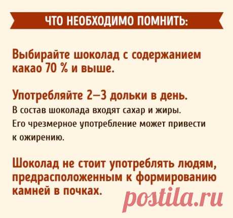 Организм и шоколад