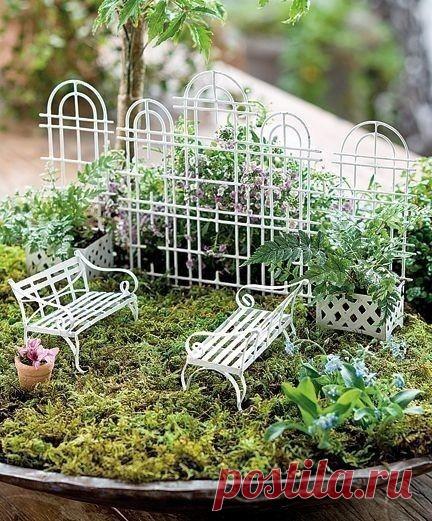 Идеи садов в миниатюре: идеи для творчества