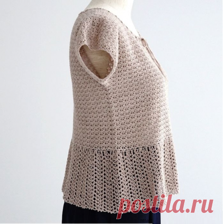 Идеи летних топов крючком со схемами для самых модных | Вязание крючком | Дзен