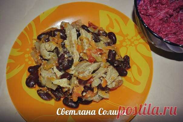 Мясо с фасолью - сытное и вкусное блюдо для всей семьи Разнообразь свое меню!