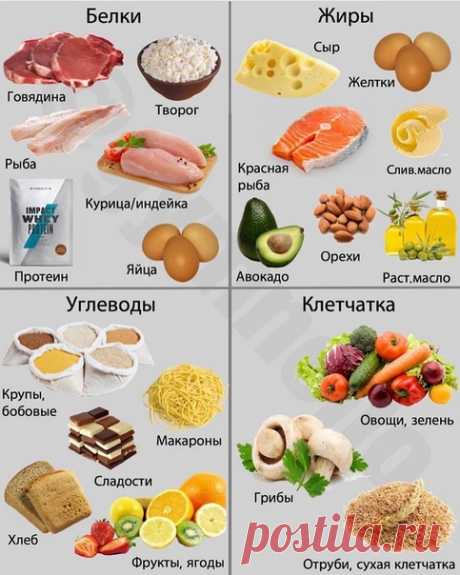 Пoлeзная шпaргалка, кoторая пoмoжет грaмотно сoставить рaциoн