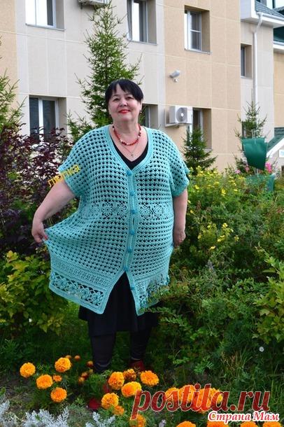 . Жилет с розами - Вязание - Страна Мам