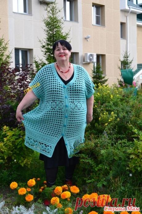 . Жилет с розами - Вязание - Страна Мам