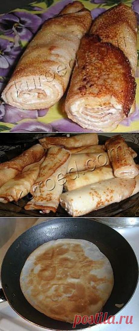 РЕЦЕПТЫ | Блинчики с творогом