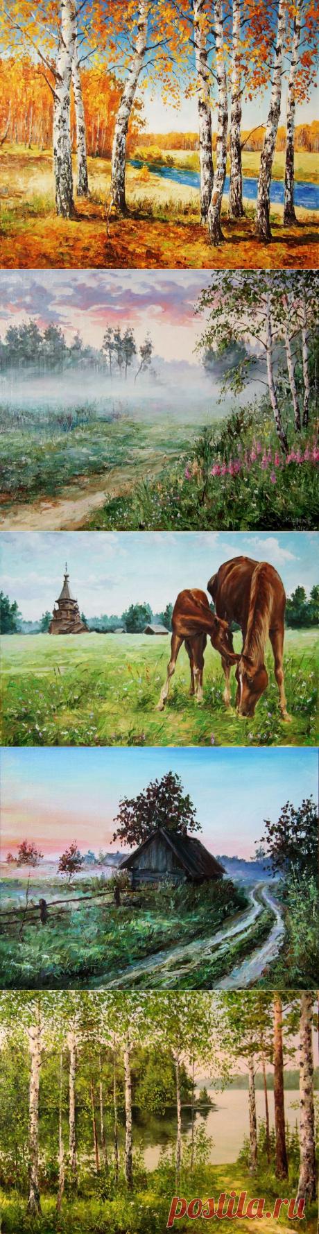 Русская красота в картинах Михаила Щрилёва