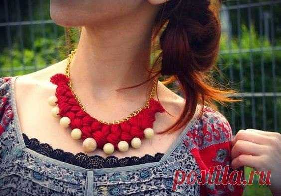 Изысканное ожерелье своими руками — Сделай сам, идеи для творчества - DIY Ideas