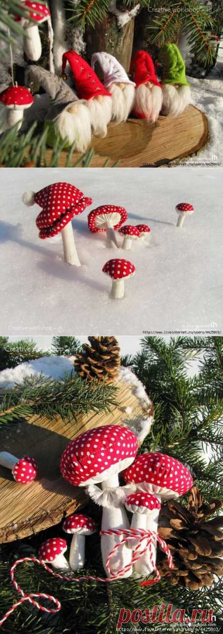 Гномики, лесовички и мухоморчики ОТ IRINA - IH