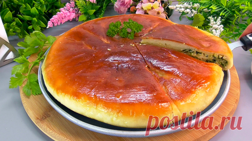 Заходи, поедим | Вкусно до мурашек и настолько же просто — мой «ходовой» пирог с яйцами и зеленью, печется сухой на сковороде