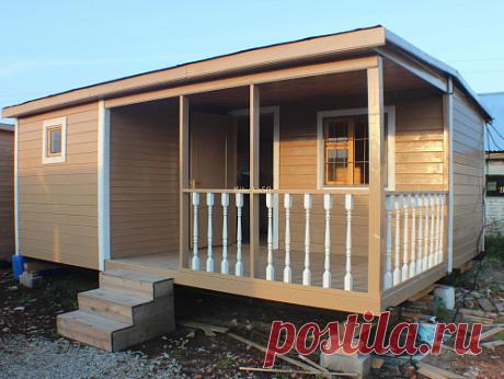 №27. Двухкомнатный дачный домик с верандой