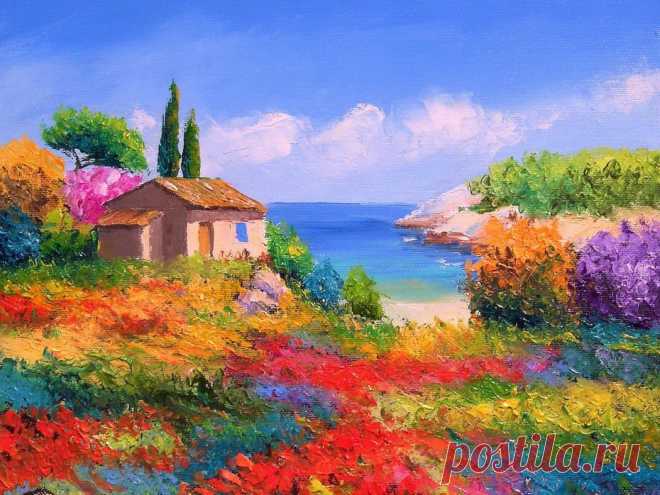 Буйство красок. Художник Jean Marc Janiaczyk