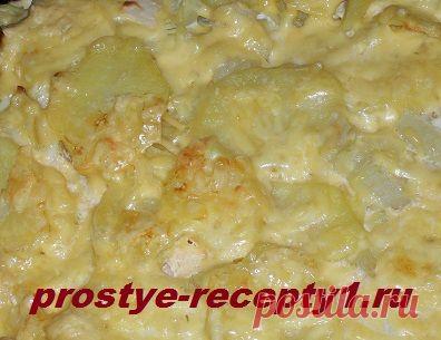 Картофель под сыром в духовке | Простые рецепты