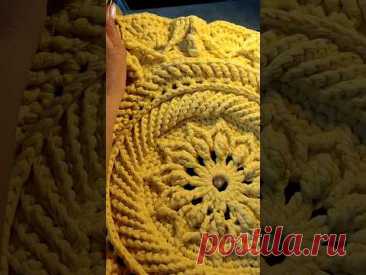 #crochet #crocheting #handmade #crochet carpet #вязаний килимок #ковер крючком