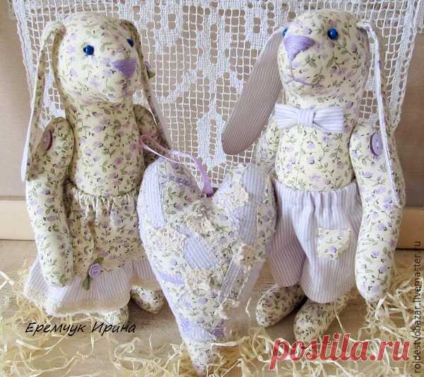 Шьем к Пасхе зайчат-малышат - Ярмарка Мастеров - ручная работа, handmade