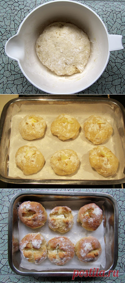 За каквото и да е: Хлебчета със сиренеНеобходими продукти:

 брашно - 4 ч.ч.
 мая - 20гр
 захар - 1 с.л.
 сол - 1 с.л.
 яйца - 2бр.(две по малки или едно голямо)
 кисело мляко - 2с.л.
 олио - 1 к.ч.
 сирене - 100гр.
 масло - около 2 с.л.